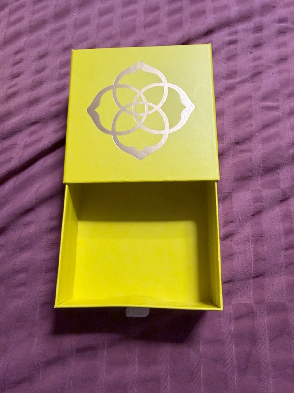 Kendra Scott Bright Yellow Jewelry Boxes with White Ribbons and Gift Bags - Picture 6 of 14